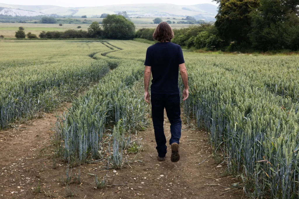 A man walking in a field - The Man You Want To be